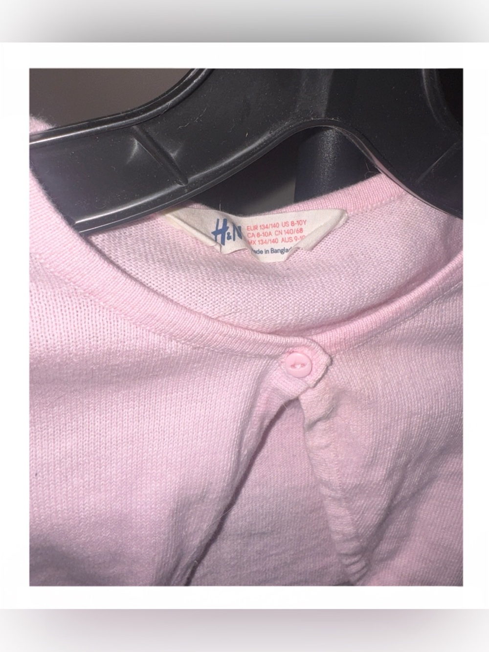 H&M Pastel Pink Cropped Bolero Cardigan Shrug - Picture 3 of 3